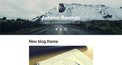 Desktop Screenshot of antonioborondo.com
